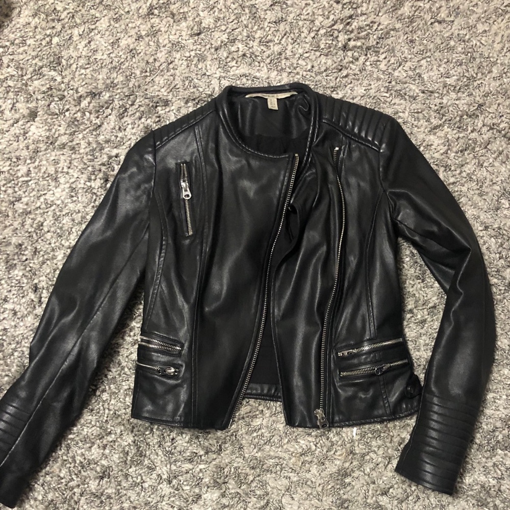 Zara faux leather jacket (TRF)